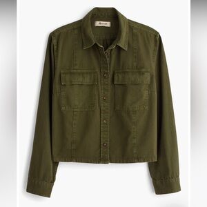 NWOT Madewell Long Sleeve Shirt - Faded Ivy Green - Medium
